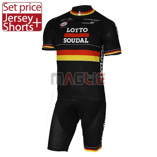 Maglia Lotto manica corta 2017 rosso e nero